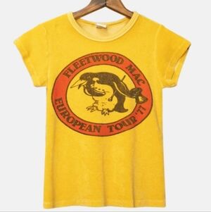 MadeWorn Fleetwood Mac '77 Terrycloth Shrunken Tee, Ladie's Large